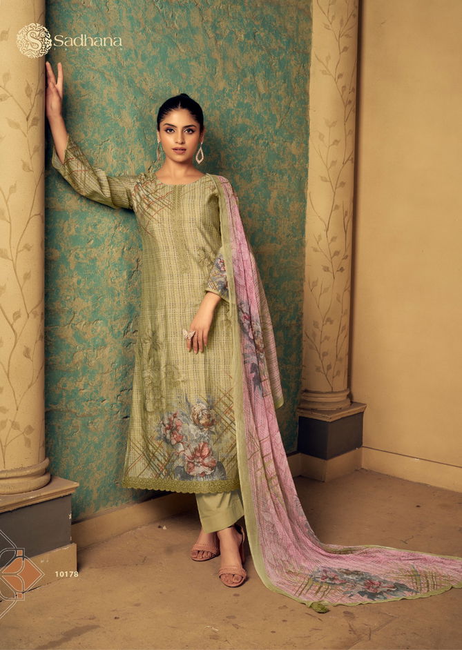 Ahaana By Sadhana Muslin Silk Digital Printed Salwar Kameez Wholesale Price In Surat